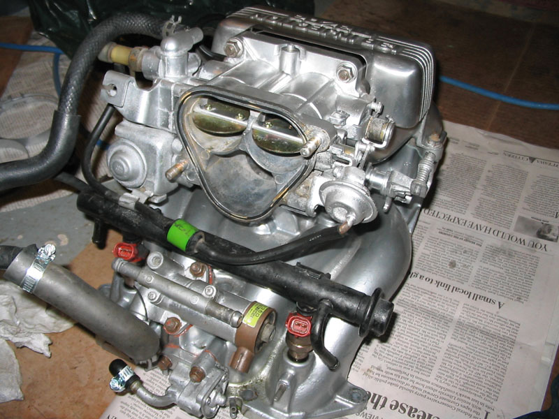 Powdercoated intake manifold (pics) - RX7Club.com - Mazda RX7 Forum