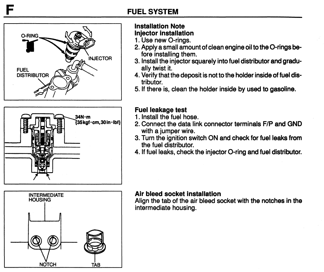 How do you install the primary injector? Mazda RX7 Forum