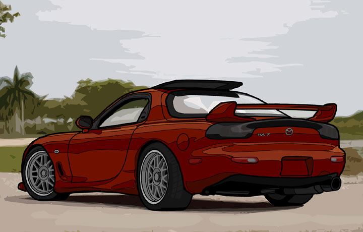 Cell Shaded 7 - RX7Club.com - Mazda RX7 Forum