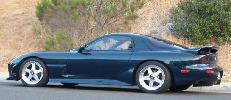 Mazda rx 7 blue