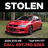 STOLEN!!! My dads RED Evolution IX 2006 was stolen in Orlando-stolenevopic.jpg